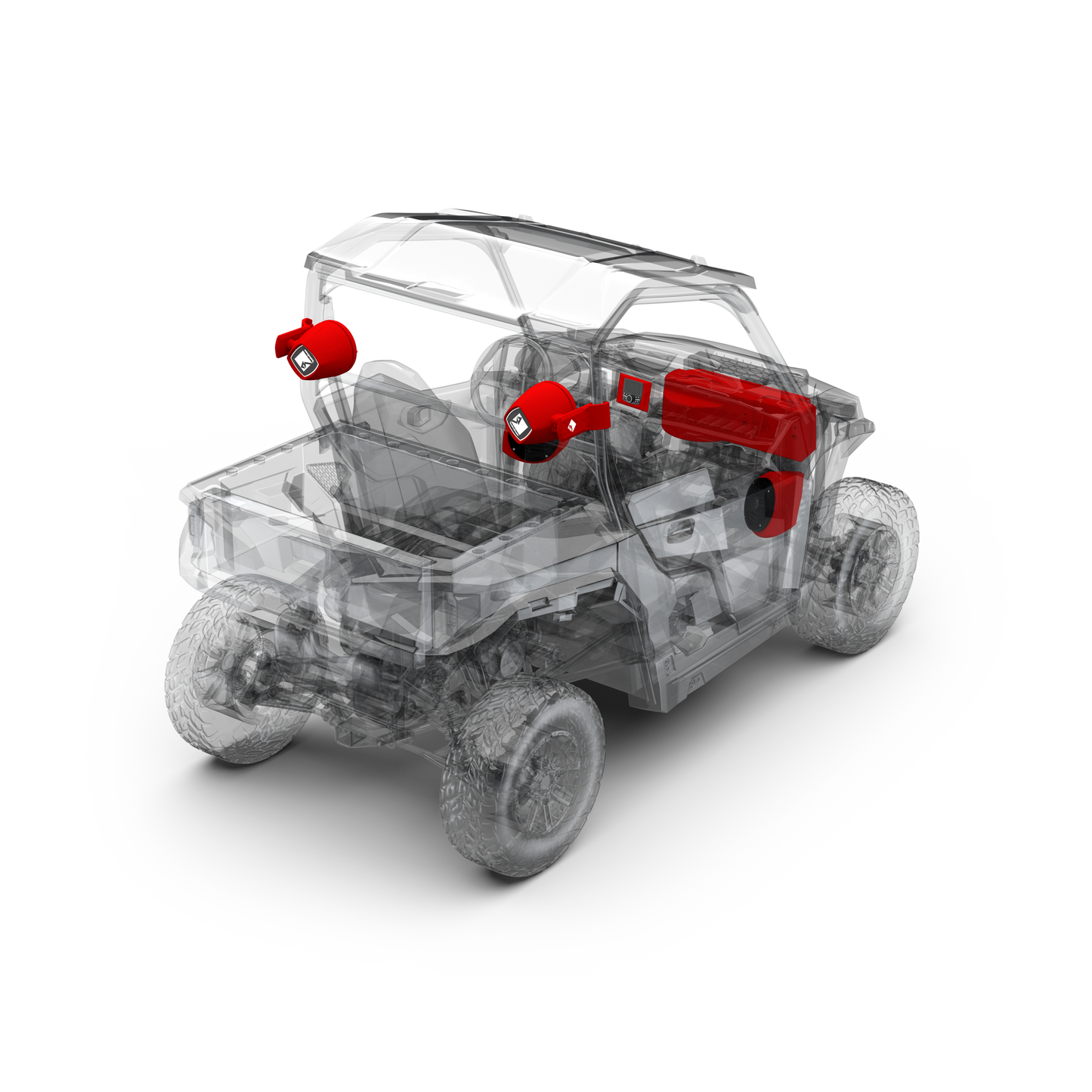 Kit de audio Polaris Ranger 2016+ Stage 4