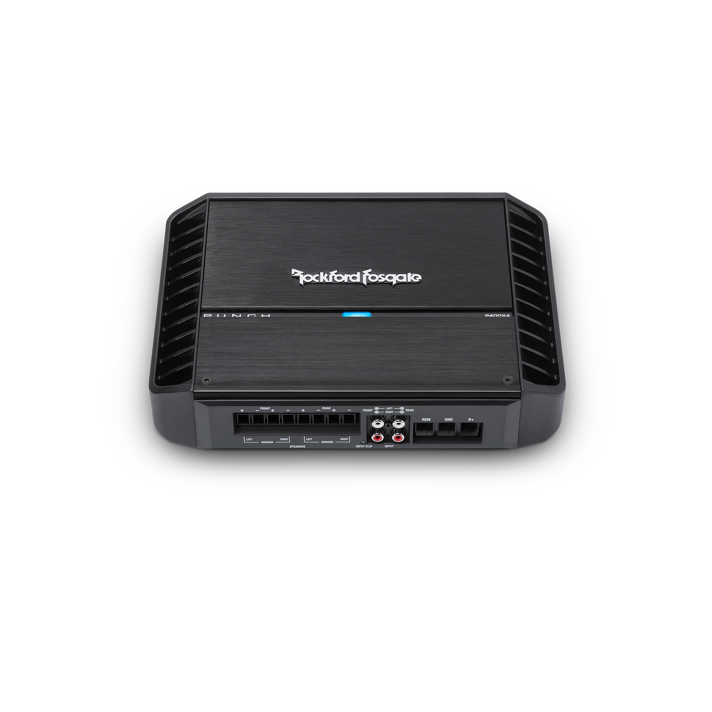 Amplificador punch de 4 canales de 400 vatios.