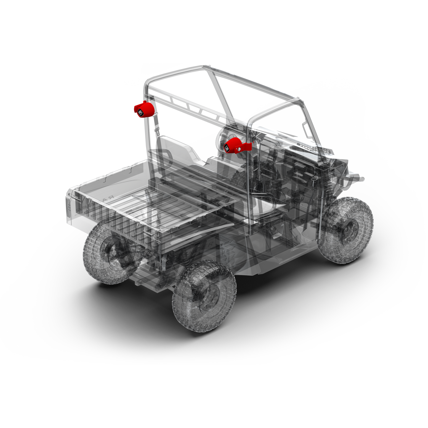 Add on para Kit Polaris Ranger 2016+ (Altavoces traseros extras)
