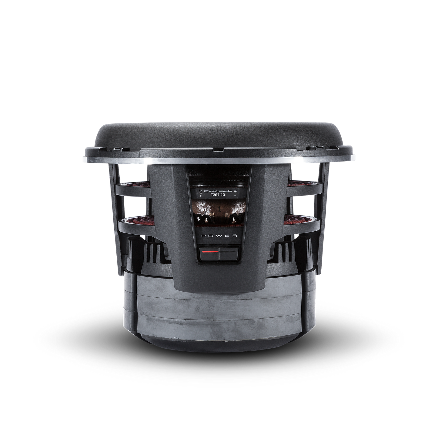 POTENCIA DE SUBWOOFER SIMPLE T2 DE 13 Y 1 OHMIO.