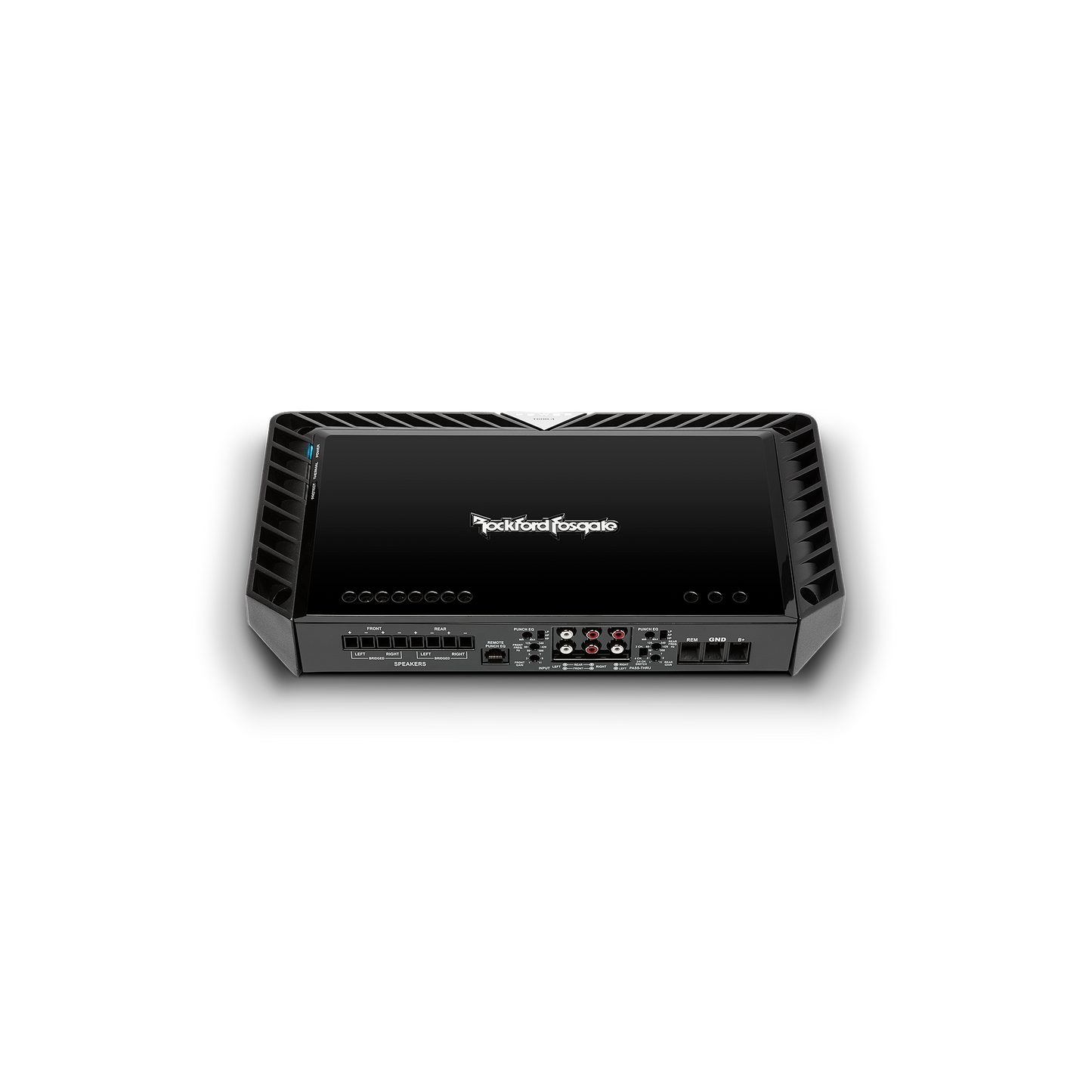 Amplificador de 4 canales de potencia de 600 vatios.