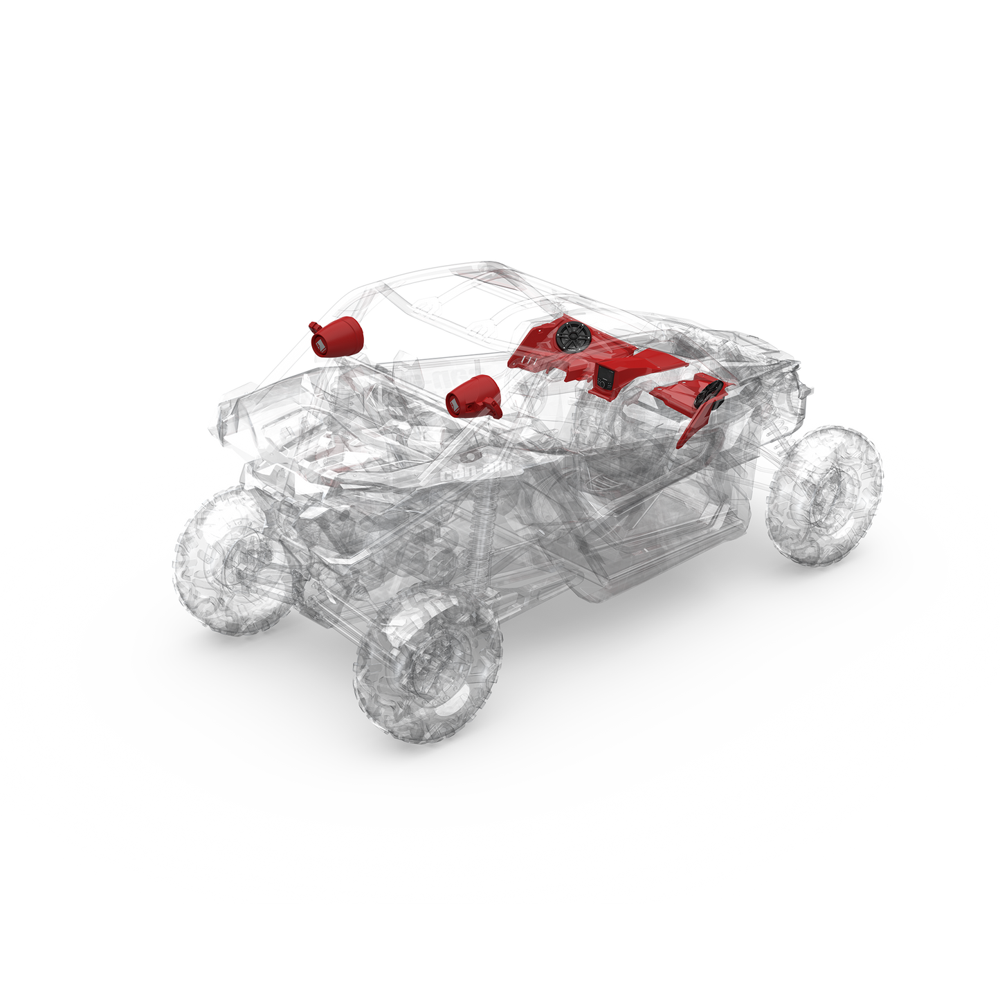 Kit de audio Can Am Maverick X3 Stage 2