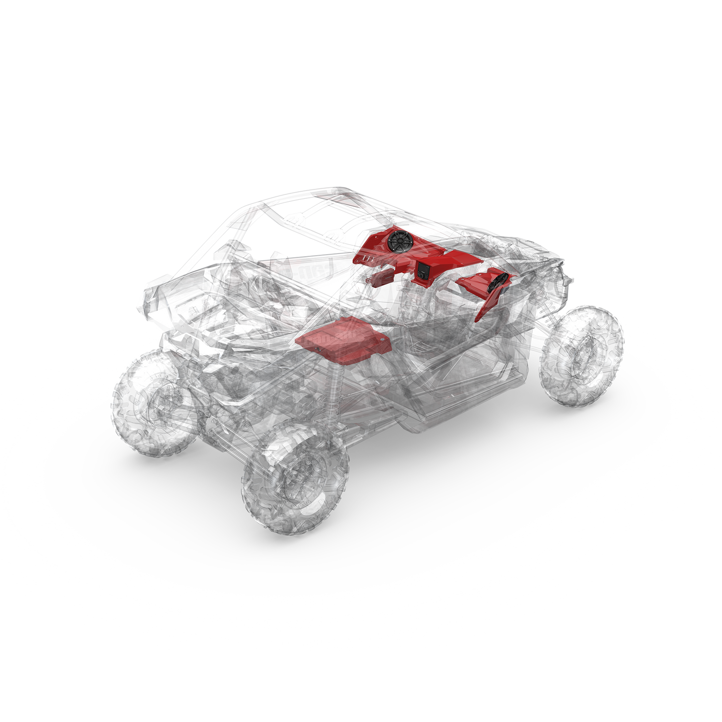 Kit de audio Can Am Maverick X3 Stage 3