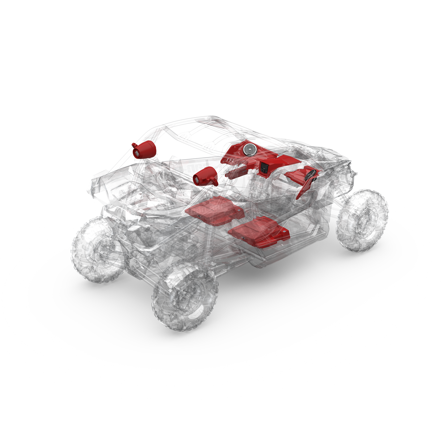 Kit de audio Can Am Maverick X3 Stage 5