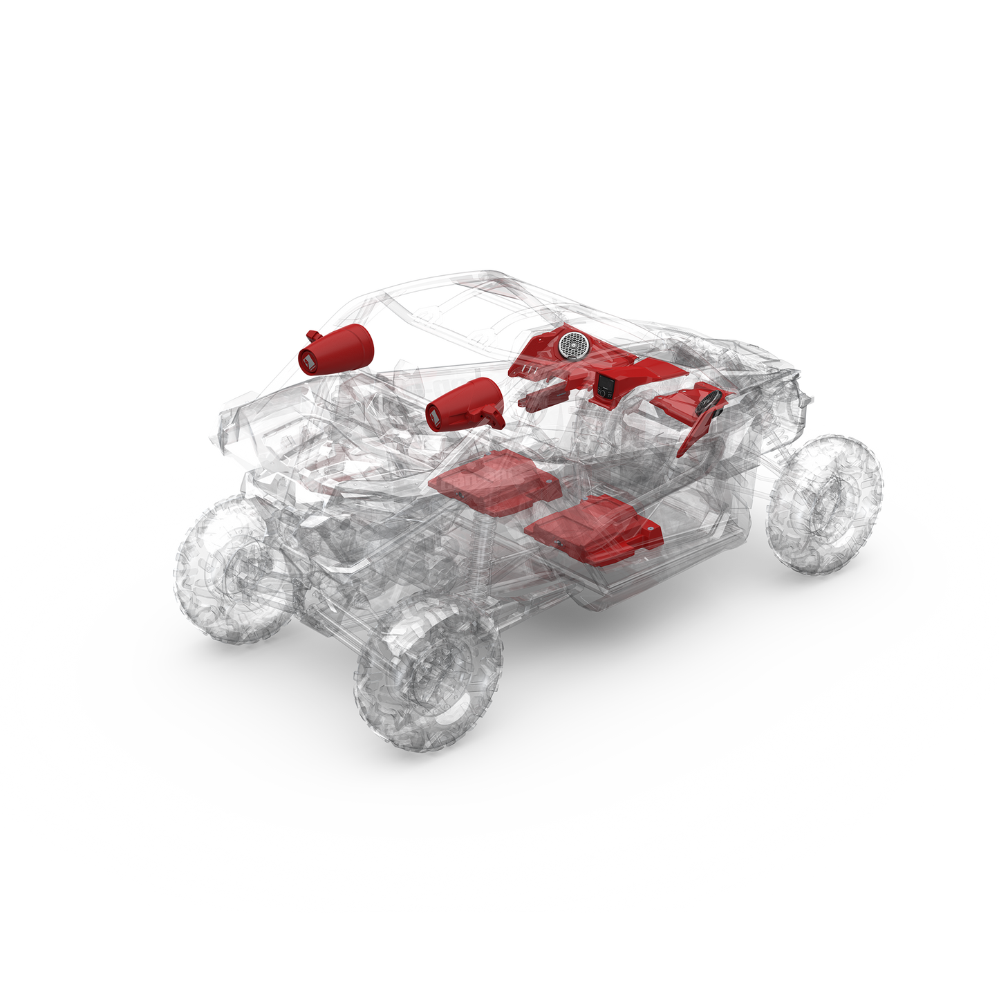 Kit de audio Can Am Maverick X3 Stage 6
