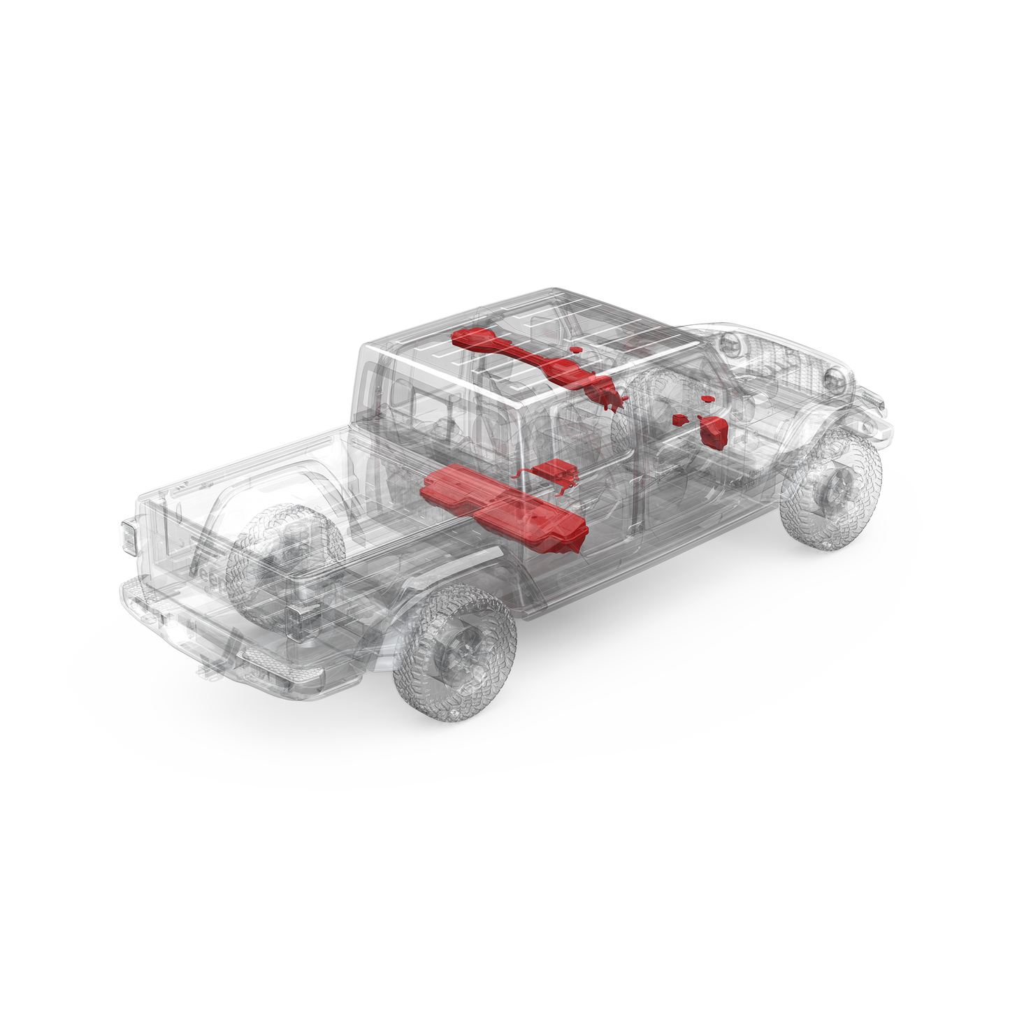 KIT DE AUDIO TODO EN UNO DE 1,800 VATIOS PARA DETERMINADOS JEEP GLADIATOR