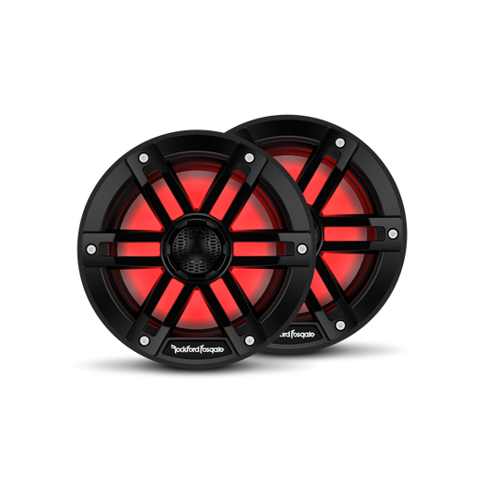 Altavoces marinos de 2 vías, M1 de 6.5pg negro.