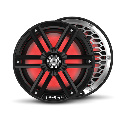 Altavoces marinos de 2 vías M2 de 8.  (PR). negro.