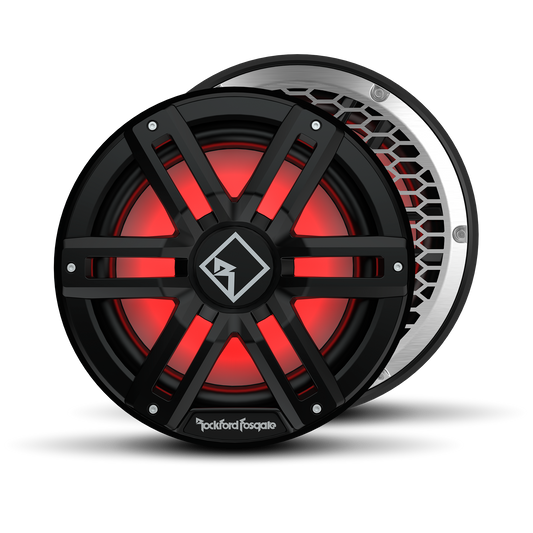 SUBWOOFER MARINO CON CARCASA SELLADA. COLOR OPTIX. M2 DE 12 DVC 4 NEGRO.