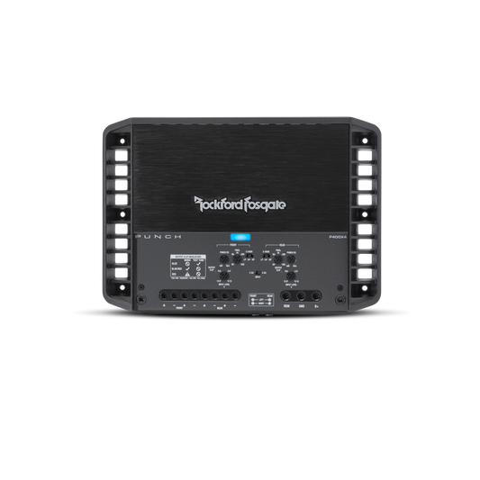 Amplificador punch de 4 canales de 400 vatios.