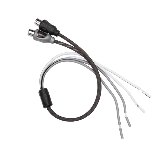 Adaptador de linea de altavoz a RCA hembra.